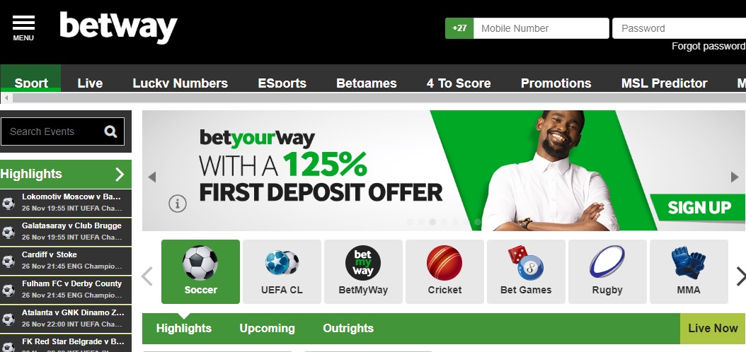 Betway Website